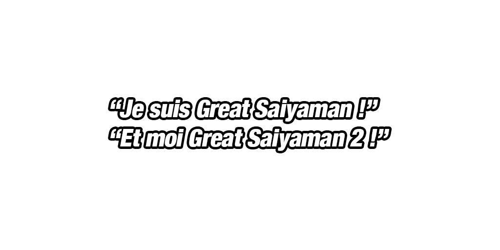 Great Saiyaman 1 & 2