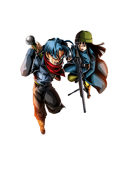 Trunks (jeune) (futur) & Mai (futur)