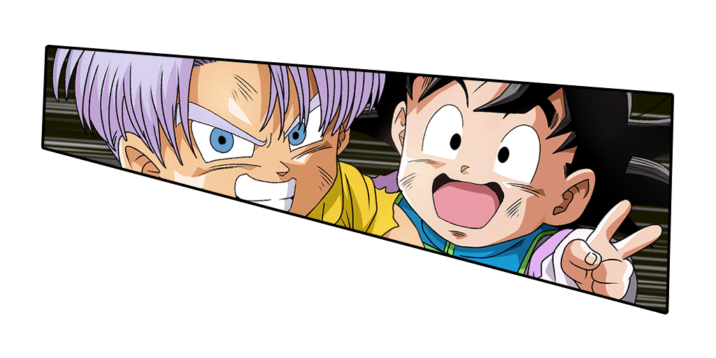 Trunks (petit) & Son Goten (petit) & Maron