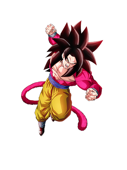 Son Goku Super Saiyan 4 ultra puissance max