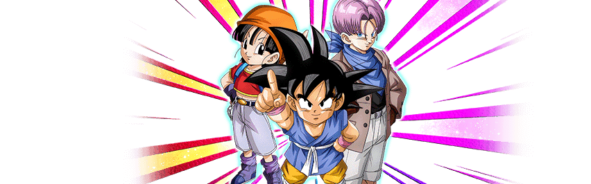 Son Goku (GT) & Pan (GT) & Trunks (GT)
