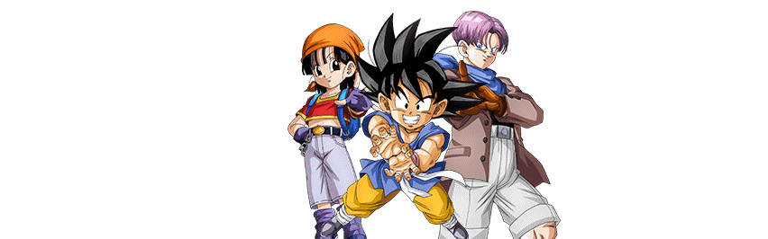 Son Goku (GT) & Pan (GT) & Trunks (GT)