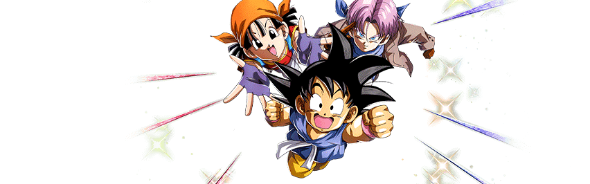Son Goku (GT) & Pan (GT) & Trunks (GT)