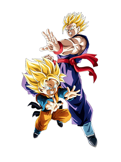 Son Gohan Super Saiyan (jeune) &
Son Goten Super Saiyan (petit)
