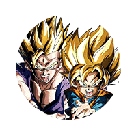 Son Gohan Super Saiyan (jeune) &
Son Goten Super Saiyan (petit)