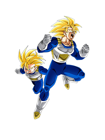Son Goku Super Saiyan/
Son Gohan Super Saiyan (enfant)
