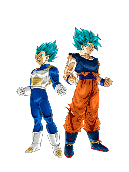 Son Goku Super Saiyan divin SS &
Vegeta Super Saiyan divin SS