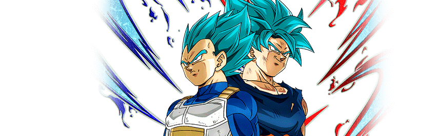 Son Goku Super Saiyan divin SS &
Vegeta Super Saiyan divin SS