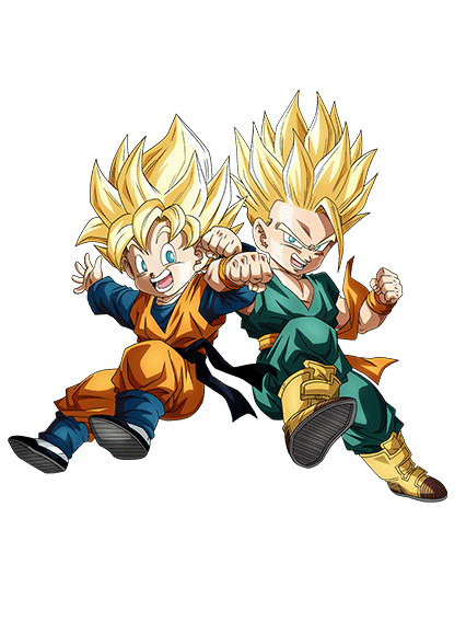 Trunks Super Saiyan (petit) &
Son Goten Super Saiyan (petit)