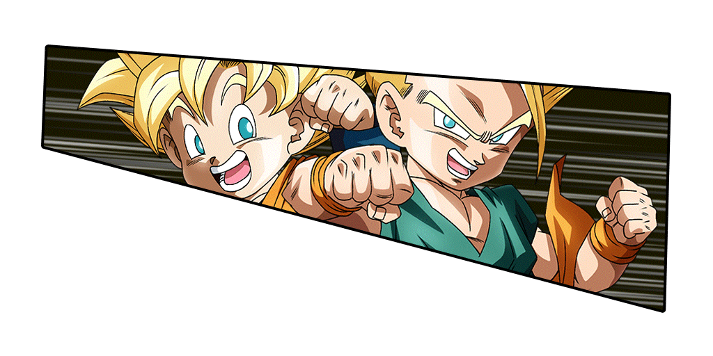 Trunks Super Saiyan (petit) &
Son Goten Super Saiyan (petit)