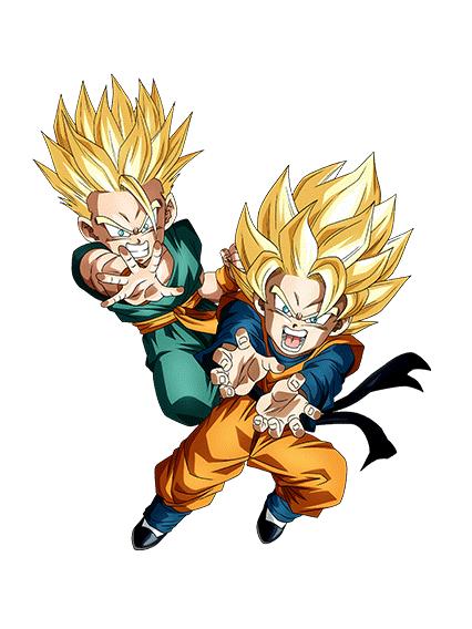Trunks Super Saiyan (petit) &
Son Goten Super Saiyan (petit)