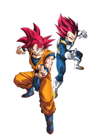 Son Goku Super Saiyan divin
& Vegeta Super Saiyan divin