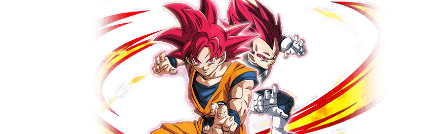 Son Goku Super Saiyan divin
& Vegeta Super Saiyan divin