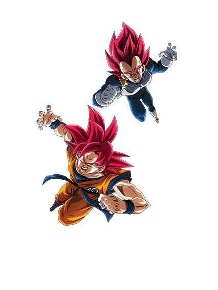 Son Goku Super Saiyan divin
& Vegeta Super Saiyan divin