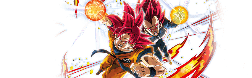 Son Goku Super Saiyan divin
& Vegeta Super Saiyan divin