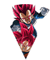 Son Goku Super Saiyan divin
& Vegeta Super Saiyan divin