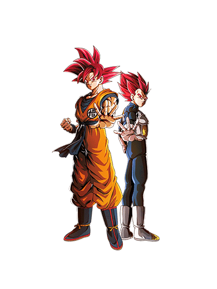 Son Goku Super Saiyan divin
& Vegeta Super Saiyan divin