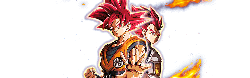Son Goku Super Saiyan divin
& Vegeta Super Saiyan divin