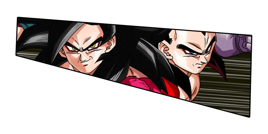 Son Goku Super Saiyan 4 & Vegeta Super Saiyan 4