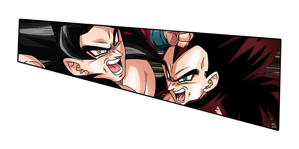 Son Goku Super Saiyan 4 & Vegeta Super Saiyan 4