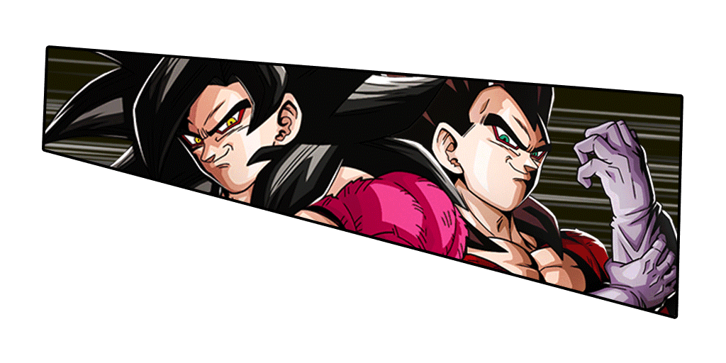 Son Goku Super Saiyan 4 & Vegeta Super Saiyan 4
