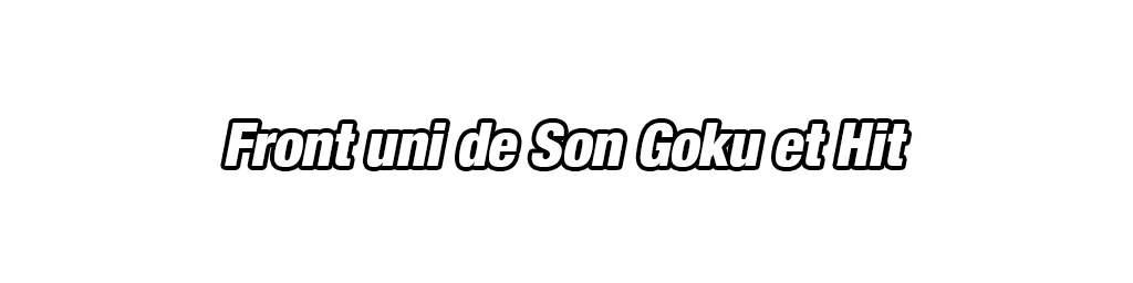 Hit & Son Goku Super Saiyan divin