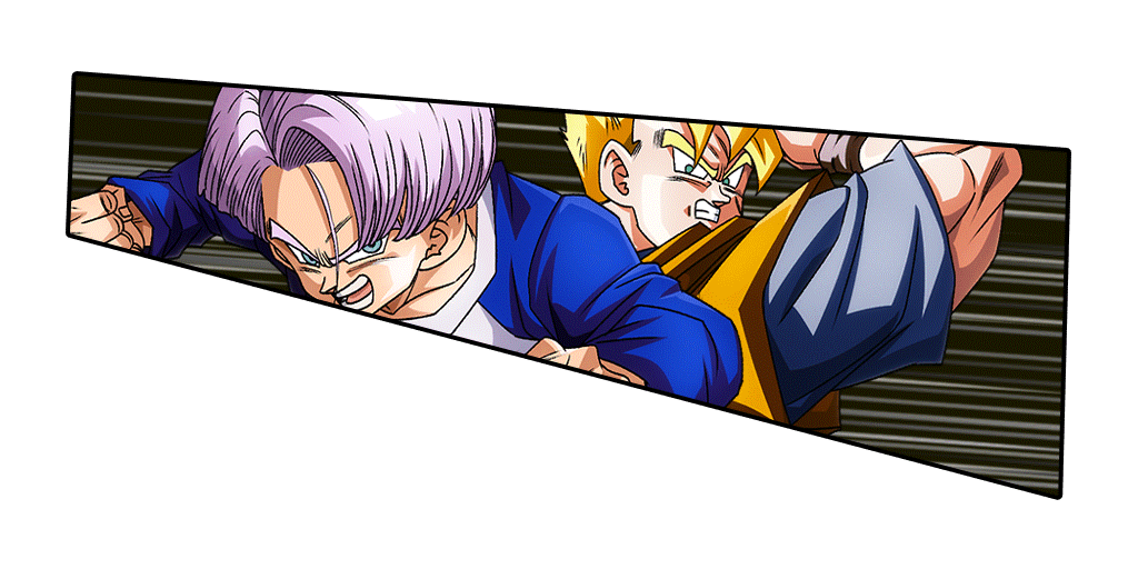 Son Gohan Super Saiyan (futur) & Trunks (enfant) (futur)
