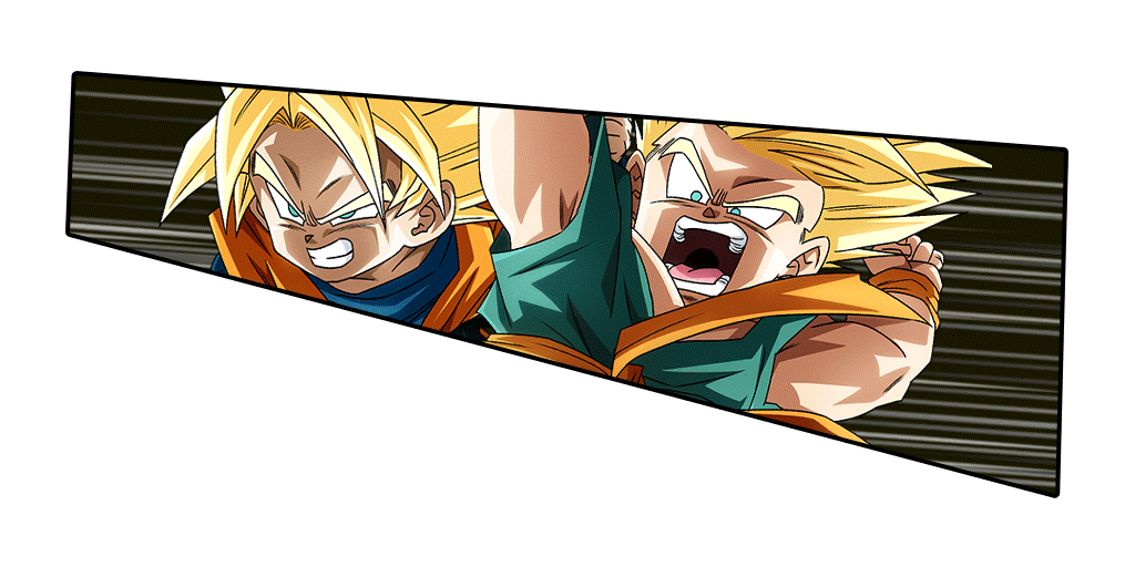 Trunks Super Saiyan (petit) & Son Goten Super Saiyan (petit)
