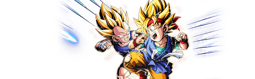 Son Goku Jr Super Saiyan
& Vegeta Jr Super Saiyan