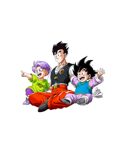 Son Gohan (jeune) & Son Goten (petit) & Trunks (petit)