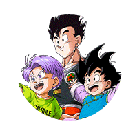 Son Gohan (jeune) & Son Goten (petit) & Trunks (petit)