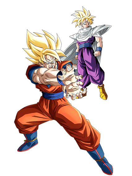 Son Goku Super Saiyan/Son Gohan Super Saiyan (enfant)