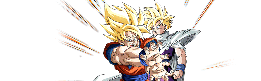 Son Goku Super Saiyan/Son Gohan Super Saiyan (enfant)