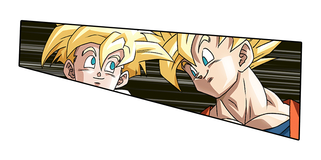 Son Goku Super Saiyan & Son Gohan Super Saiyan (enfant)