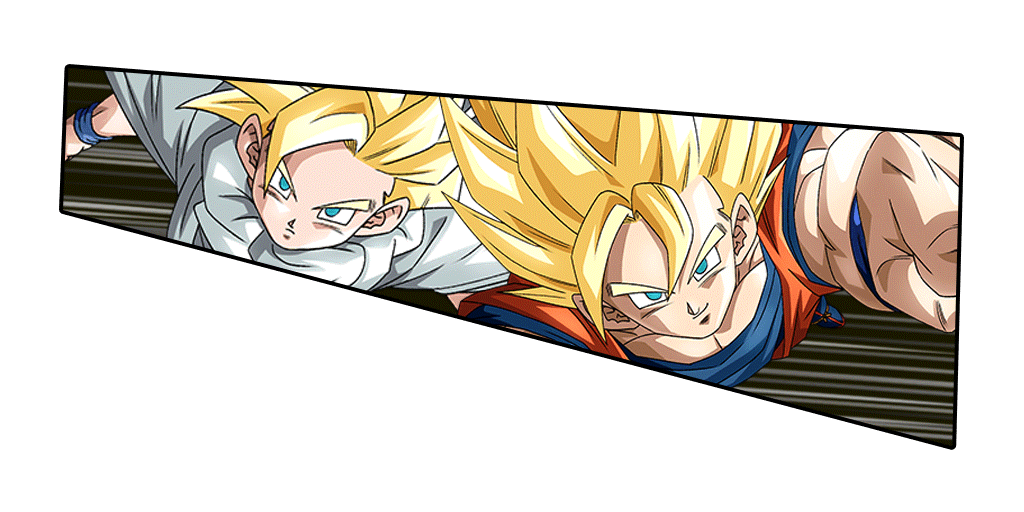 Son Goku Super Saiyan & Son Gohan Super Saiyan (enfant)