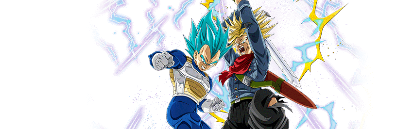 Vegeta Super Saiyan divin SS 
& Trunks Super Saiyan (futur)