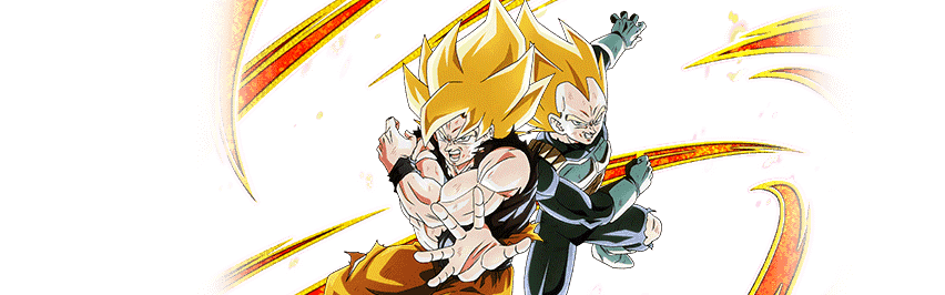 Son Goku Super Saiyan & Vegeta Super Saiyan