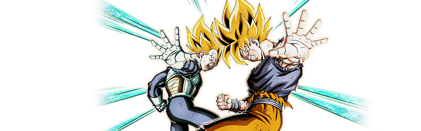 Son Goku Super Saiyan & Vegeta Super Saiyan