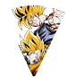 Son Goku Super Saiyan & Vegeta Super Saiyan