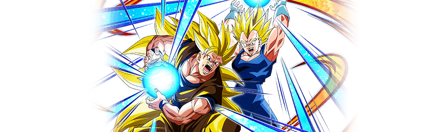 Son Goku Super Saiyan 3 & Vegeta Super Saiyan 2