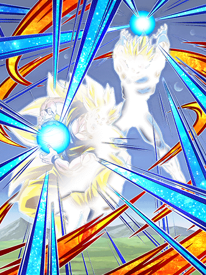 Son Goku Super Saiyan 3 & Vegeta Super Saiyan 2