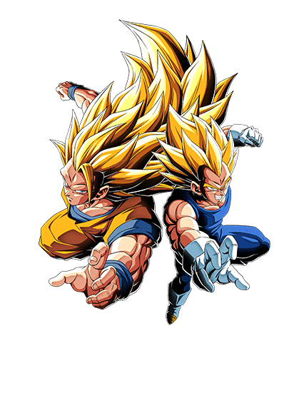 Son Goku Super Saiyan 3 & Vegeta Super Saiyan 2