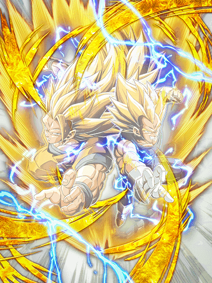 Son Goku Super Saiyan 3 & Vegeta Super Saiyan 2