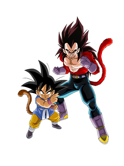 Son Goku (GT) & Vegeta Super Saiyan 4