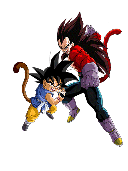 Son Goku (GT) & Vegeta Super Saiyan 4