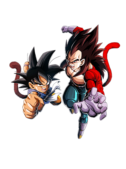 Son Goku (GT) & Vegeta Super Saiyan 4
