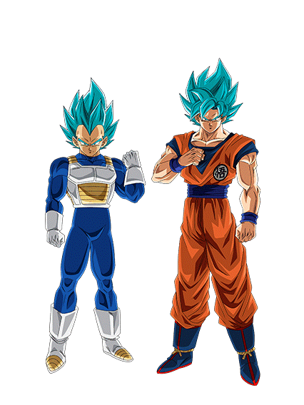 Son Goku Super Saiyan divin SS
& Vegeta Super Saiyan divin SS