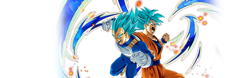 Son Goku Super Saiyan divin SS 
& Vegeta Super Saiyan divin SS