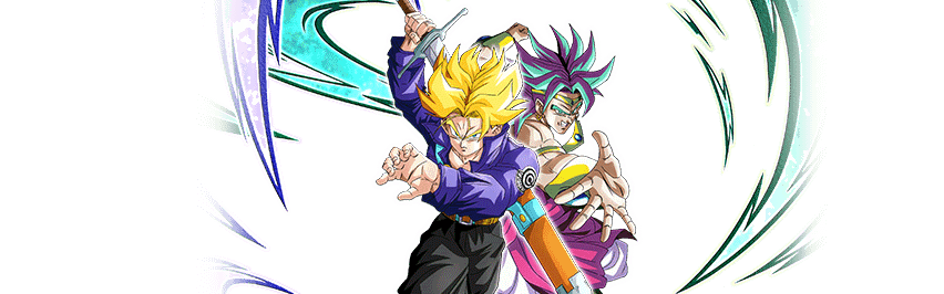 Trunks Super Saiyan (jeune) & Broly Super Saiyan