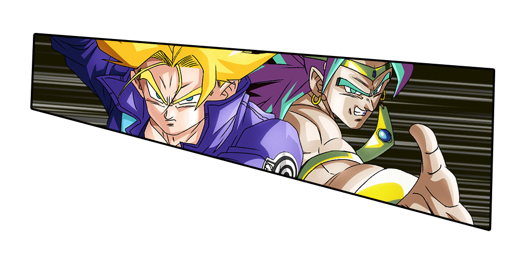 Trunks Super Saiyan (jeune) & Broly Super Saiyan
